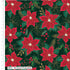 100% Cotton 5pc Festive Fat Quarter Bundle - Holly & Poinsettia | Buy Online from The Home Crafters