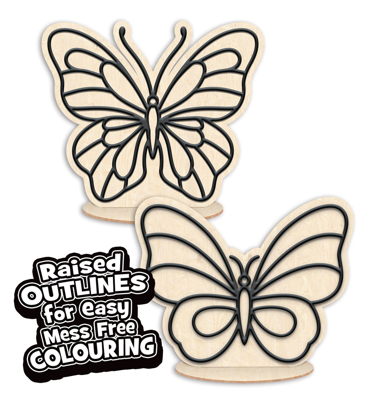 Butterfly Clay Colouring Kit