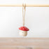 Smiley Face Hanging Mushroom Decoration – 5cm