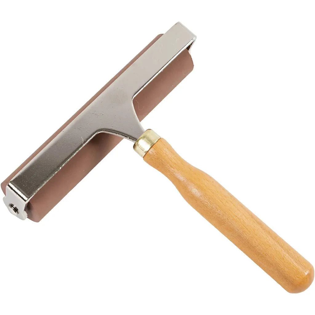 Solid Rubber Lino Roller Brayer - various sizes