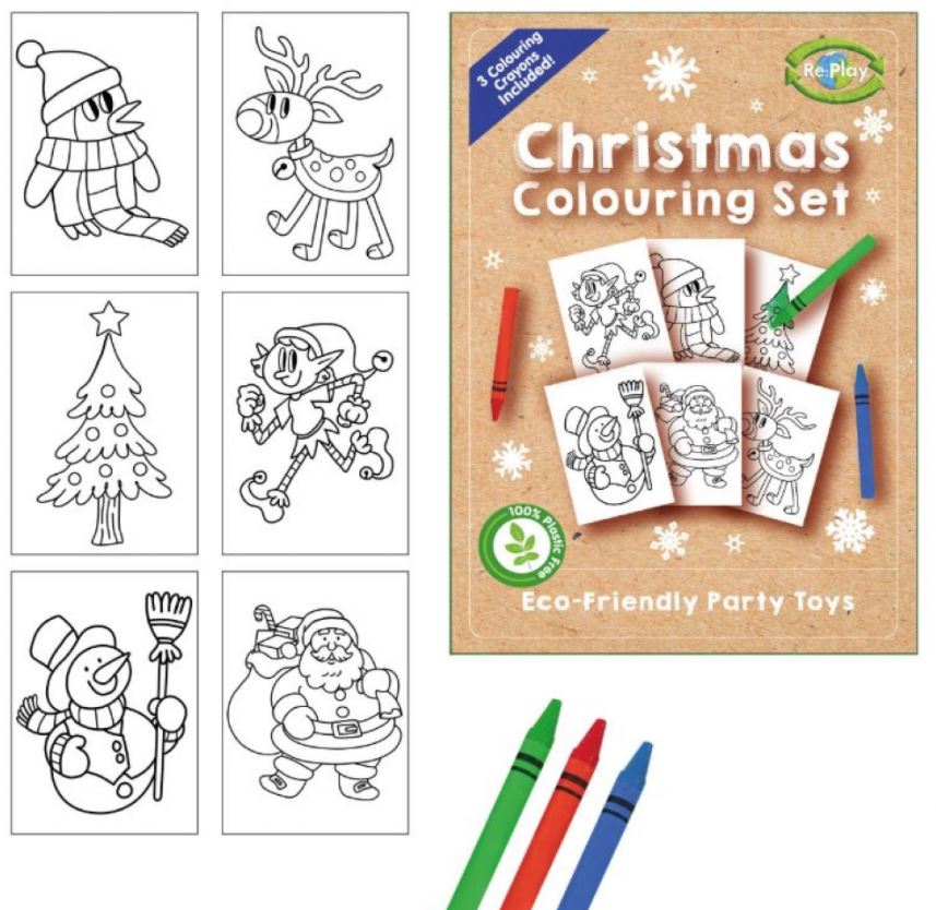 Re:Play Christmas Colouring Set