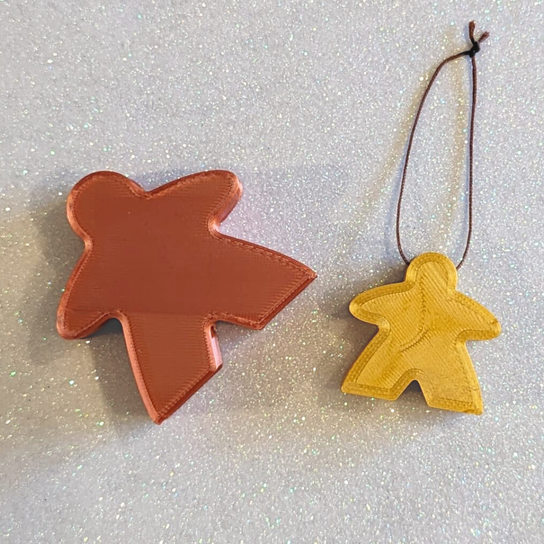 City 17 3d Printed Hanging Decorations - Meeple