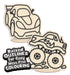 Cars Clay Colouring Kit