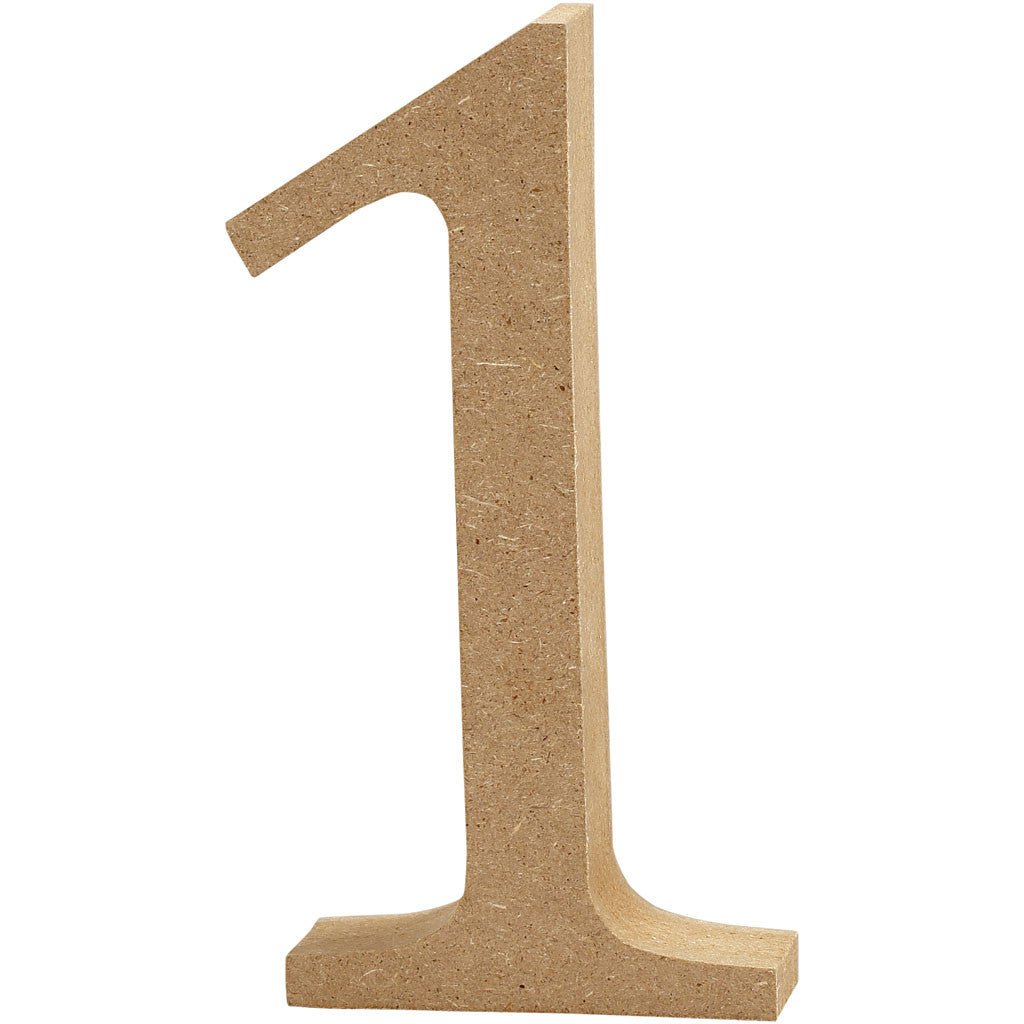3d mdf Wooden Letters, Numbers & Symbols - 8cm | Buy Online from The Home Crafters