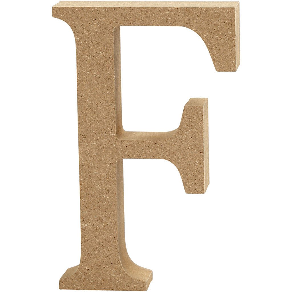 3d mdf Wooden Letters, Numbers & Symbols - 8cm | Buy Online from The Home Crafters
