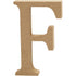 3d mdf Wooden Letters, Numbers & Symbols - 8cm | Buy Online from The Home Crafters