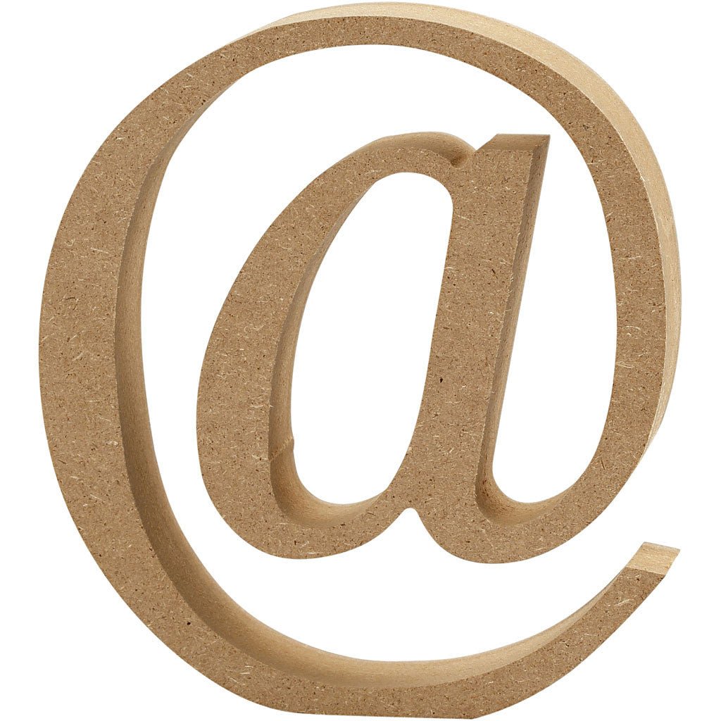 3d mdf Wooden Letters, Numbers & Symbols - 8cm | Buy Online from The Home Crafters