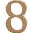 3d mdf Wooden Letters, Numbers & Symbols - 8cm | Buy Online from The Home Crafters