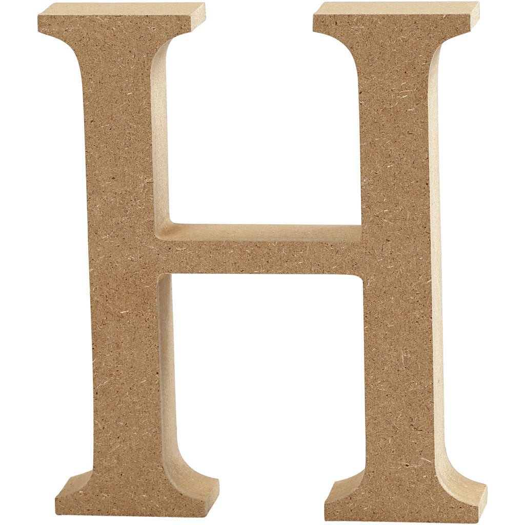 3d mdf Wooden Letters, Numbers & Symbols - 8cm | Buy Online from The Home Crafters