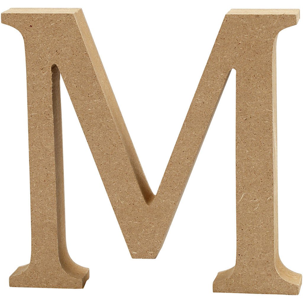 3d mdf Wooden Letters, Numbers & Symbols - 8cm | Buy Online from The Home Crafters