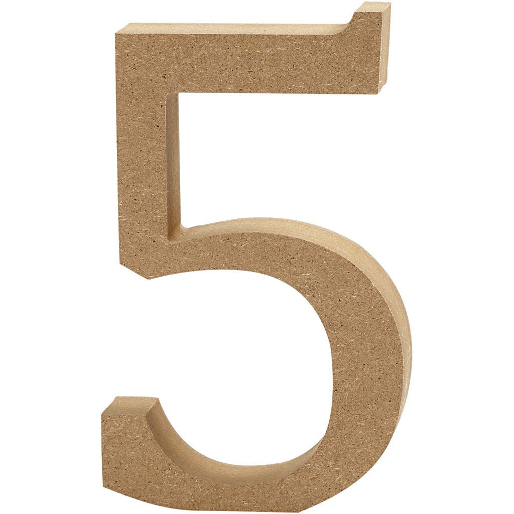 3d mdf Wooden Letters, Numbers & Symbols - 8cm | Buy Online from The Home Crafters