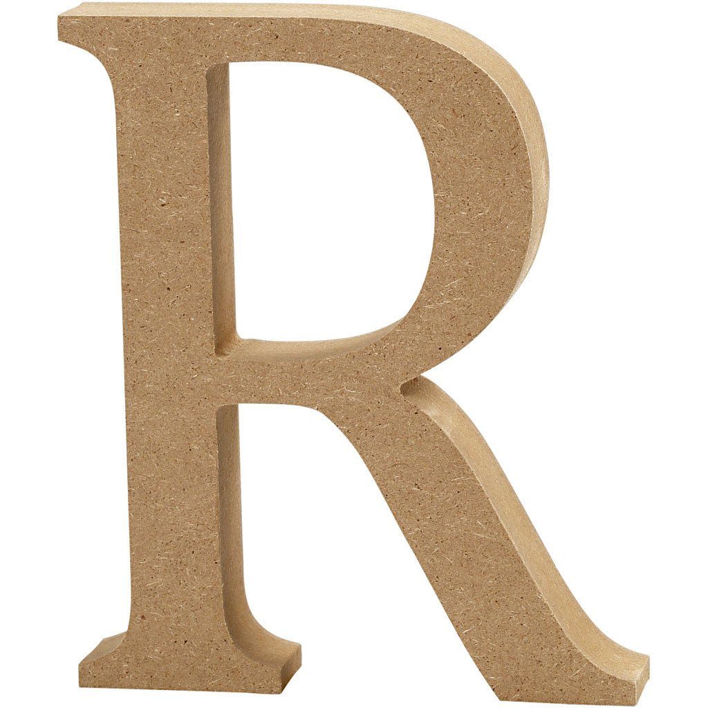 3d mdf Wooden Letters, Numbers & Symbols - 8cm | Buy Online from The Home Crafters