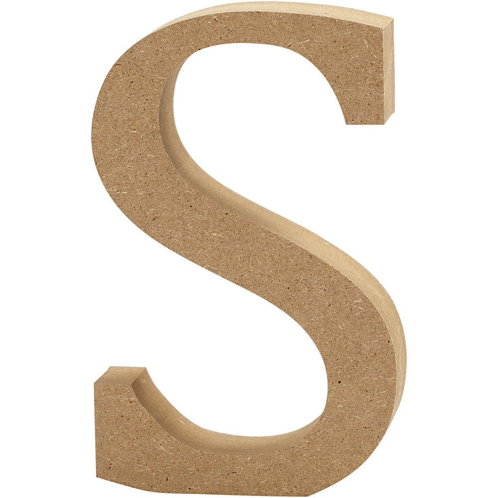 3d mdf Wooden Letters, Numbers & Symbols - 8cm | Buy Online from The Home Crafters