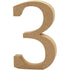 3d mdf Wooden Letters, Numbers & Symbols - 8cm | Buy Online from The Home Crafters
