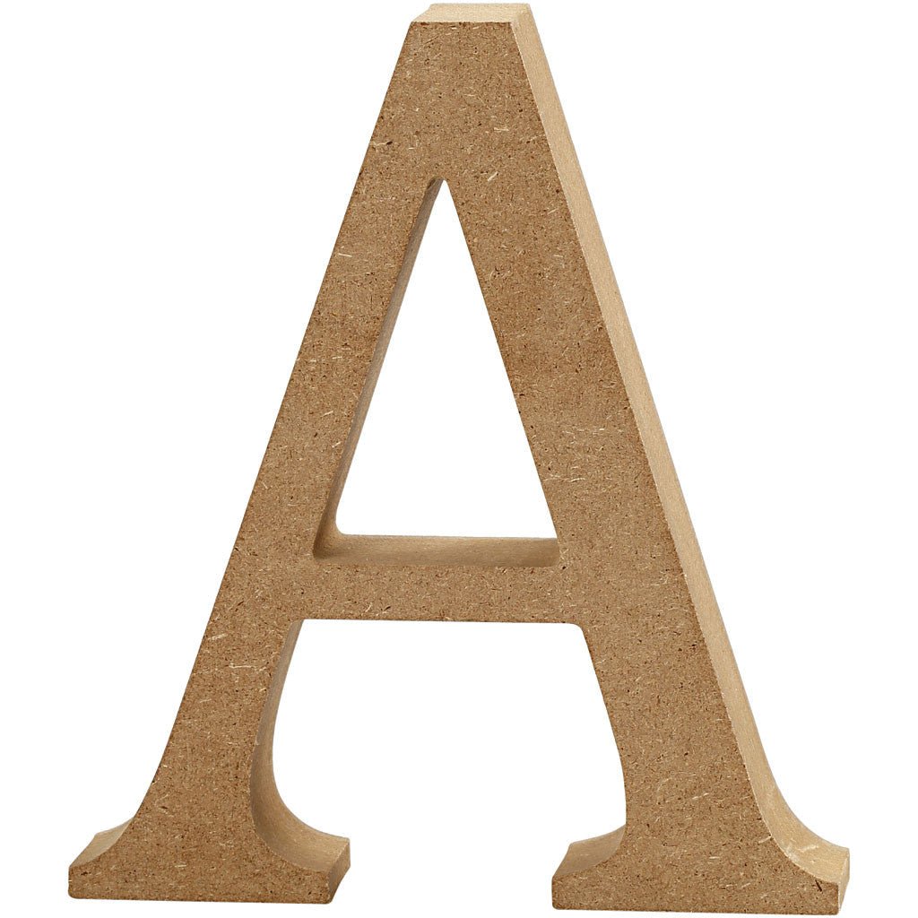 3d mdf Wooden Letters, Numbers & Symbols - 8cm | Buy Online from The Home Crafters