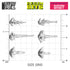Resin Bits: Special Effects - 1:48 Gunfire Effect - 22pc | Buy Online from The Home Crafters