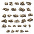 Resin Bits: Skulls & Bones - 1:48 Piles of Skulls - 30pc | Buy Online from The Home Crafters