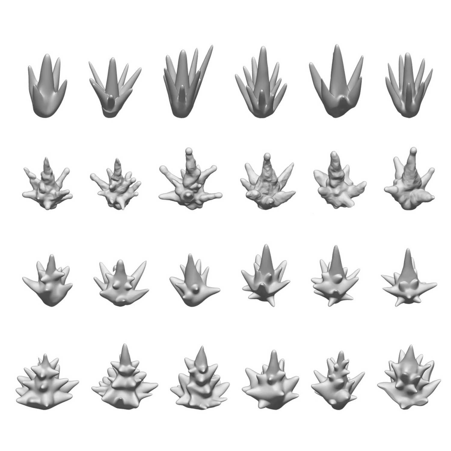 Resin Bits: Special Effects - 1:48 Pistol Muzzle Flash - 24pc