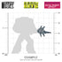 Resin Bits: Special Effects - 1:48 Pistol Muzzle Flash - 24pc