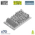 Green Stuff World: 3d Printed Resin Bits Scenery - 1:48 - 1:35 Candles - 70pc | Buy Online from The Home Crafters
