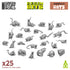 Resin Bits: Animals - 1:48-1:35 Small Rats - 25pc | Buy Online from The Home Crafters