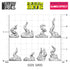 Resin Bits: Special Effects - 1:48-1:35 Smoke Effect - 28pc