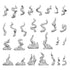 Resin Bits: Special Effects - 1:48-1:35 Smoke Effect - 28pc