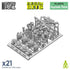 Green Stuff World: 3d Printed Resin Bits Scenery - 1:48 Vegetable Patch - 21pc | Buy Online from The Home Crafters