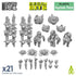 Green Stuff World: 3d Printed Resin Bits Scenery - 1:48 Vegetable Patch - 21pc | Buy Online from The Home Crafters