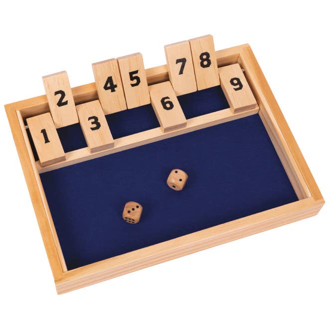 Shut the Box - Wooden Dice Game | Buy Online from The Home Crafters