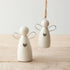 Hanging Angel Porcelain Memorial Decoration – 6cm