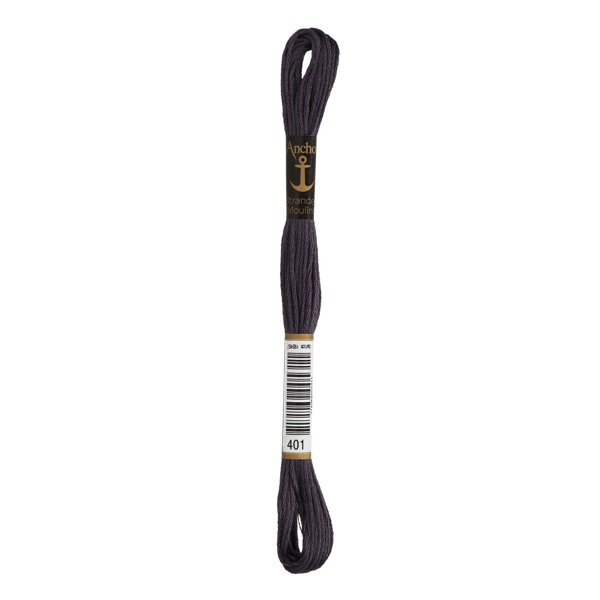 401: Anchor Stranded Mouline Cotton Skein - 8m | Buy Online from The Home Crafters