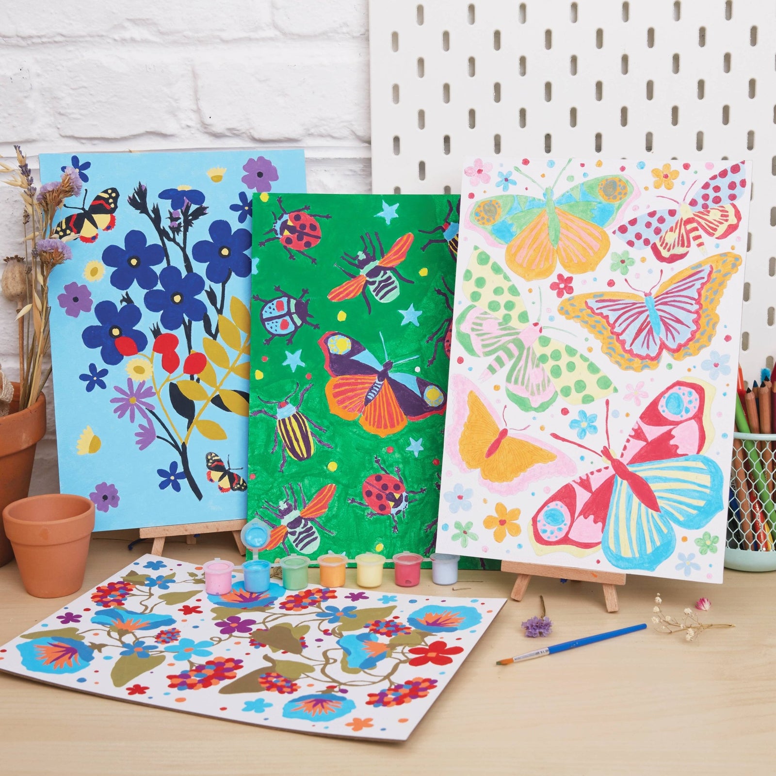 RHS Paint By Numbers For Kids: Flowers | Buy Online from The Home Crafters