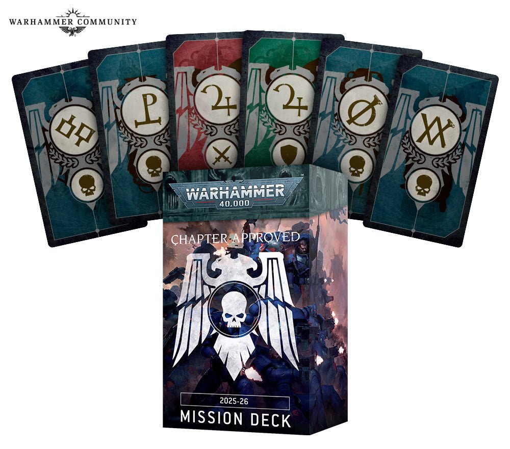 Chapter Approved 2025-26 Mission Deck (10th Ed) | Buy Online from The Home Crafters