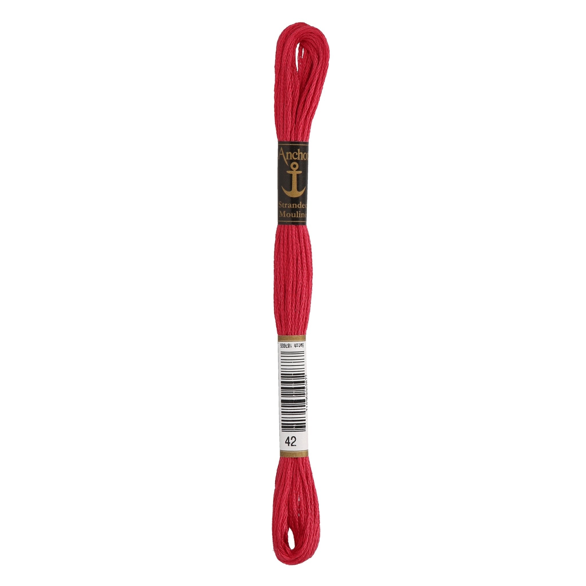 42: Anchor Stranded Mouline Cotton Skein - 8m | Buy Online from The Home Crafters