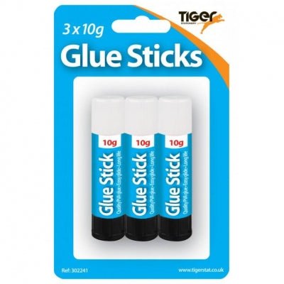 Tiger: Glue Sticks - 3pc | Buy Online from The Home Crafters