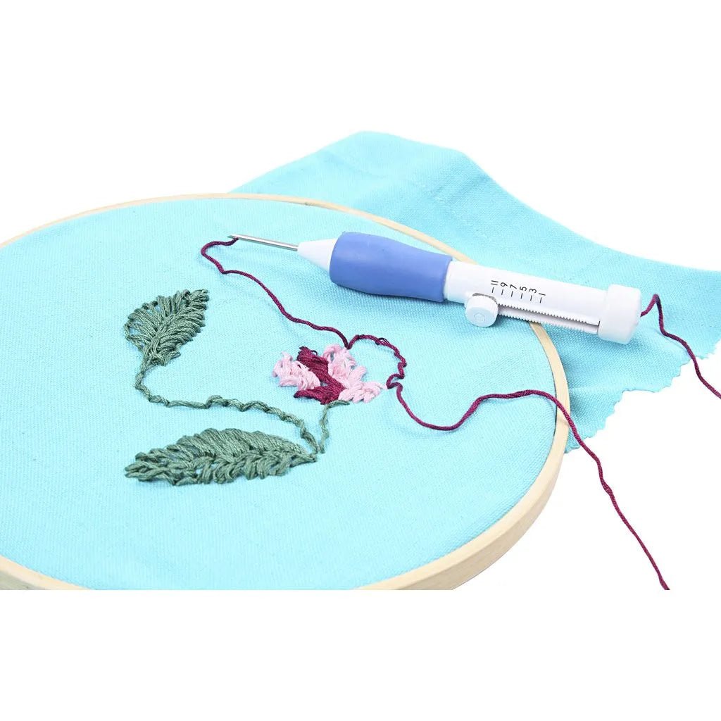 Punch Needle Embroidery Set - 13cm | Buy Online from The Home Crafters
