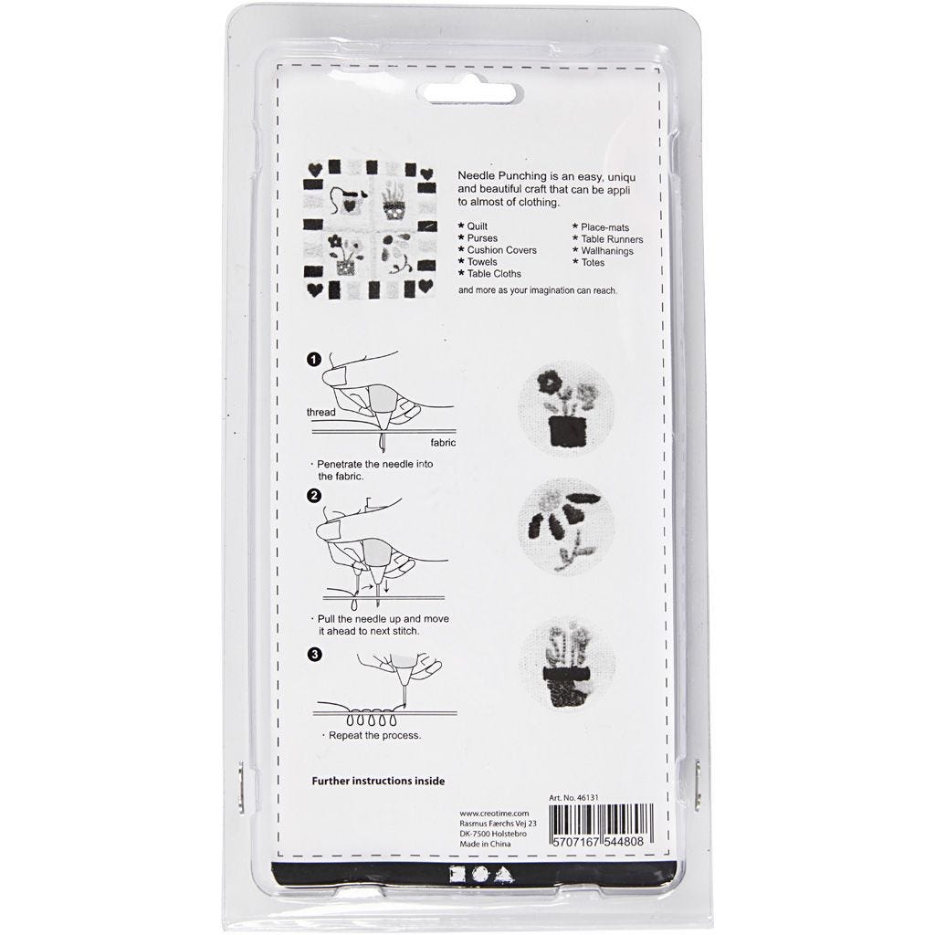 Punch Needle Embroidery Set - 13cm | Buy Online from The Home Crafters