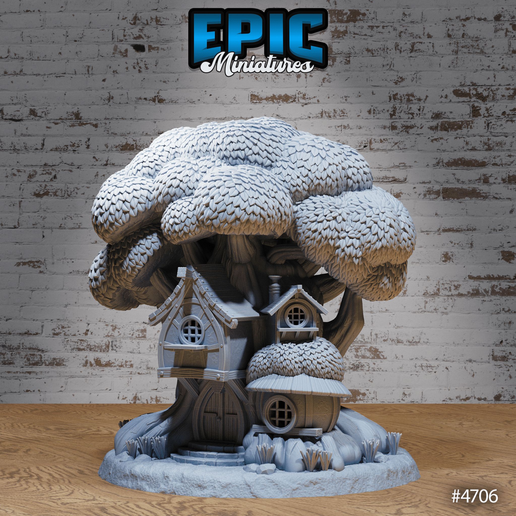 Epic Miniatures Gargantuan Forest Tree House - Fantasy D&D Tabletop Terrain | Buy Online from The Home Crafters