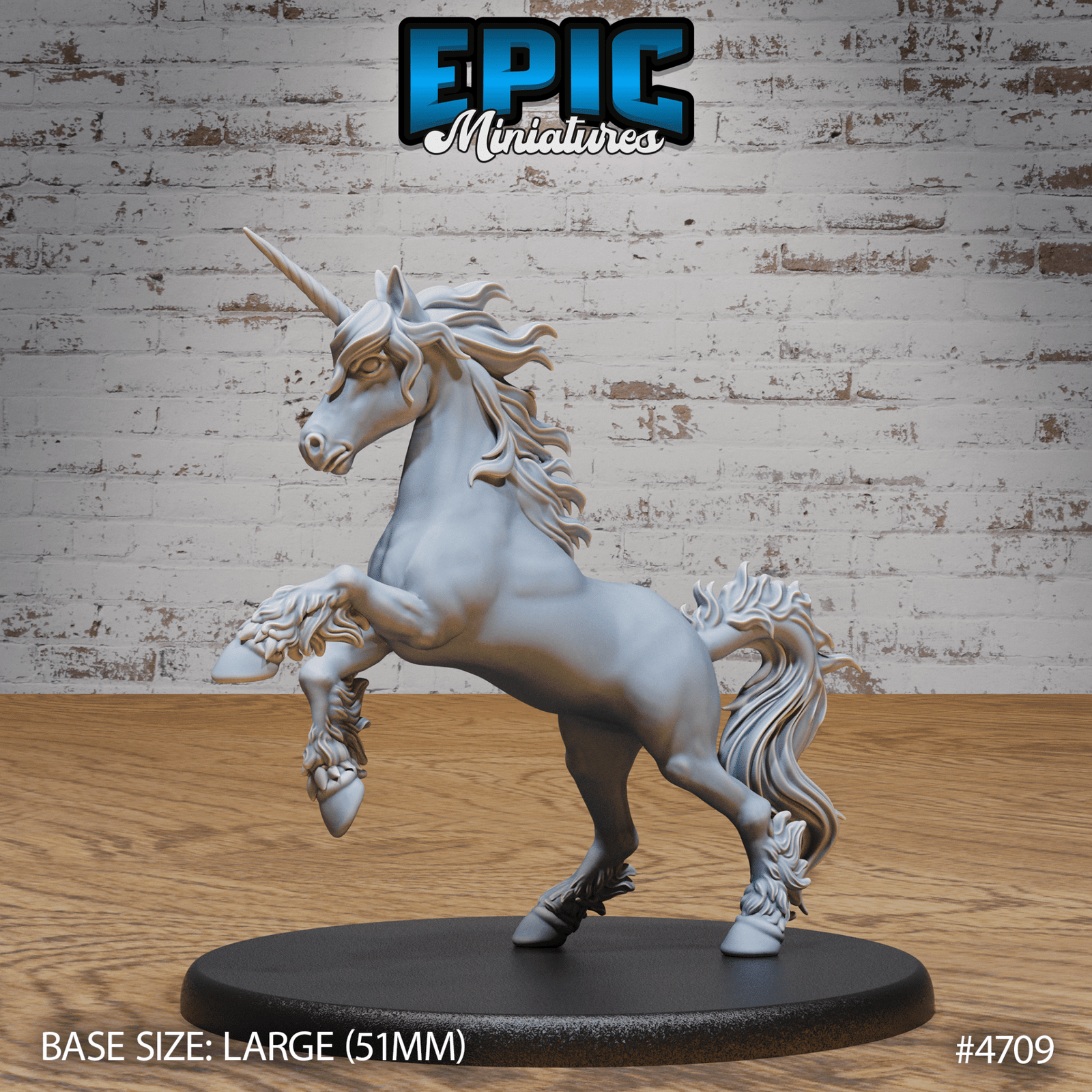 Epic Miniatures - Unicorns | D&D | DnD | Truescale | Print on Demand | Buy Online from The Home Crafters