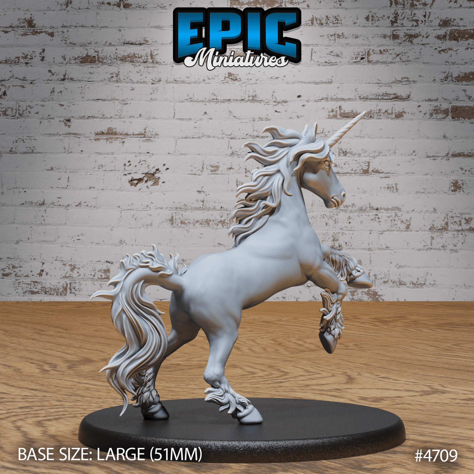 Epic Miniatures - Unicorns | D&D | DnD | Truescale | Print on Demand | Buy Online from The Home Crafters