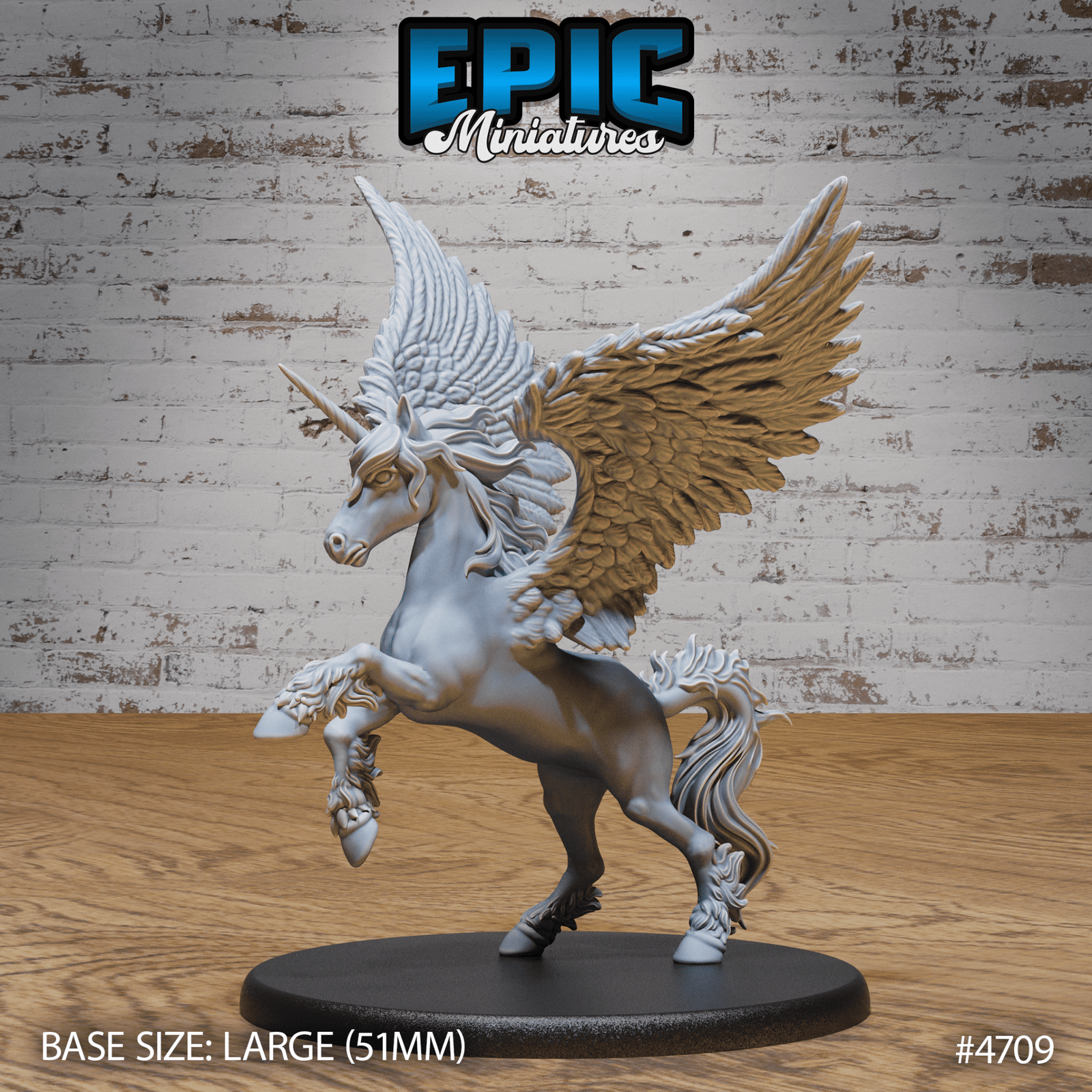 Epic Miniatures - Unicorns | D&D | DnD | Truescale | Print on Demand | Buy Online from The Home Crafters