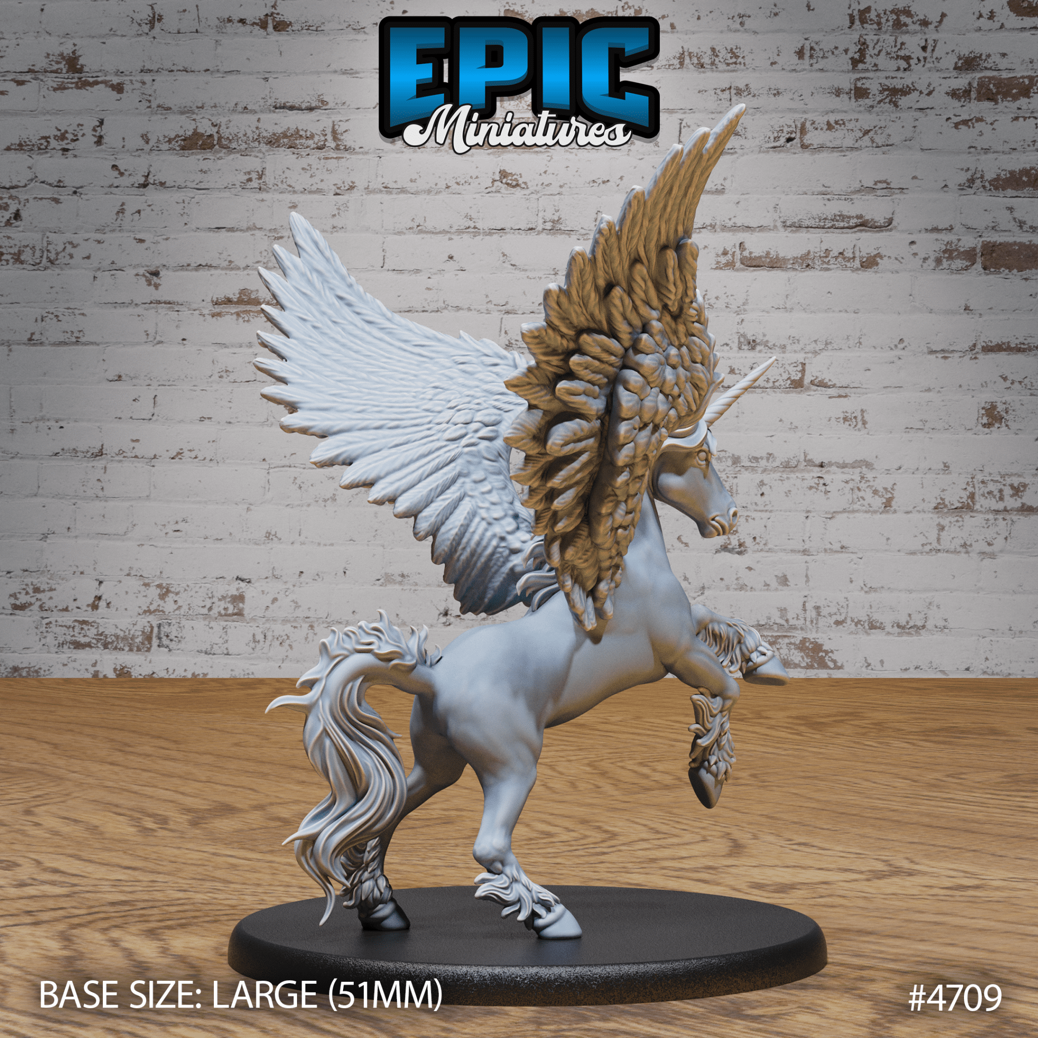 Epic Miniatures - Unicorns | D&D | DnD | Truescale | Print on Demand | Buy Online from The Home Crafters