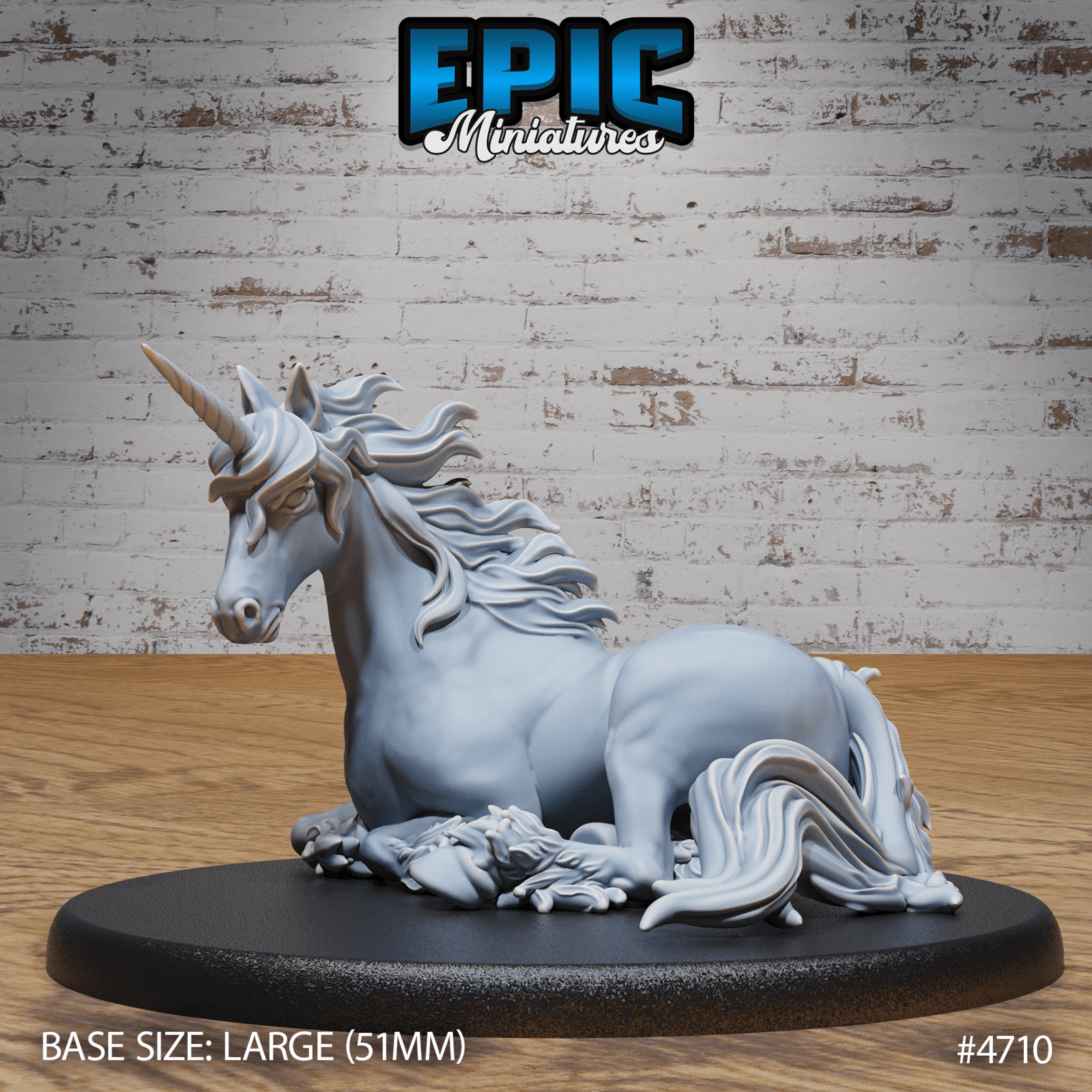 Epic Miniatures - Unicorns | D&D | DnD | Truescale | Print on Demand | Buy Online from The Home Crafters