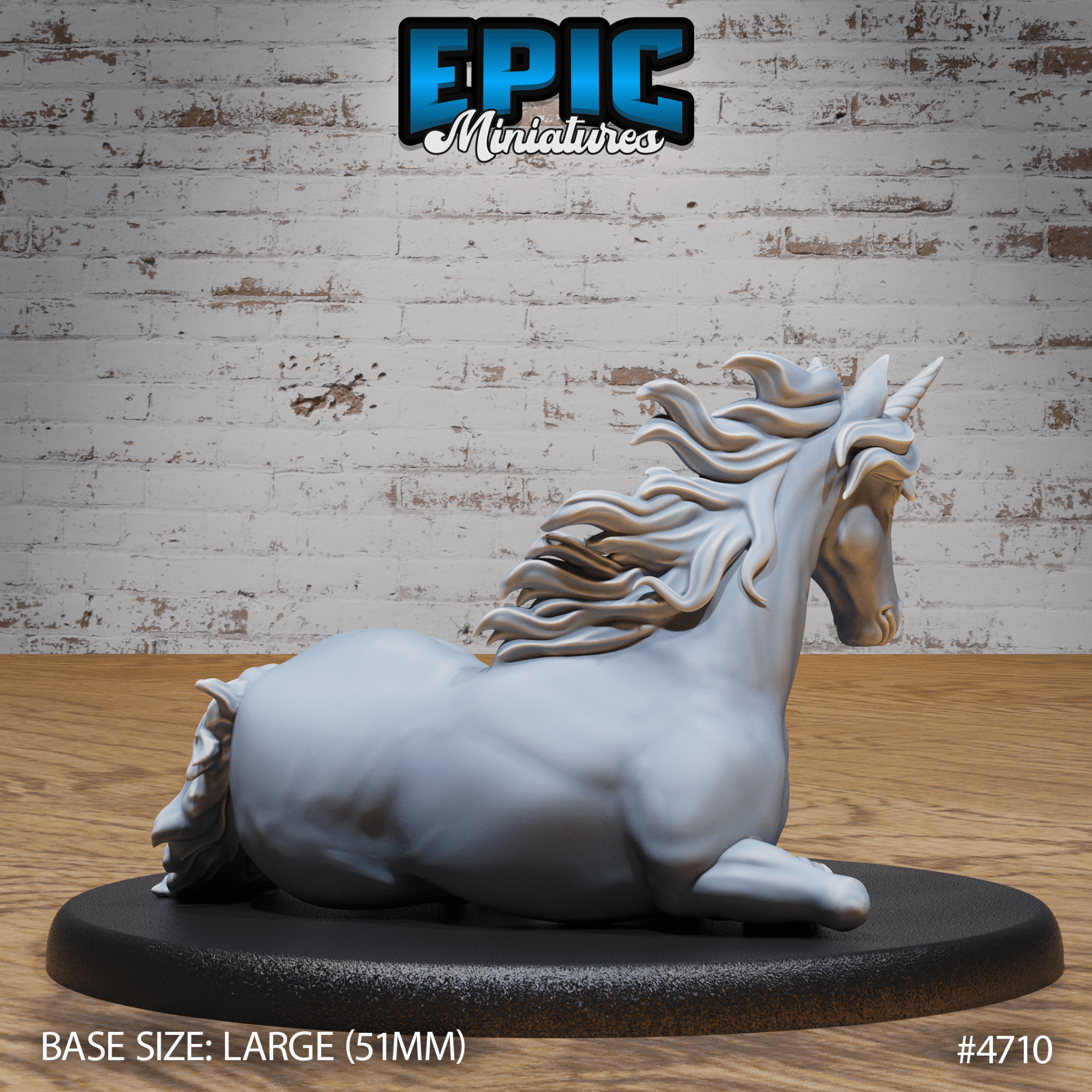 Epic Miniatures - Unicorns | D&D | DnD | Truescale | Print on Demand | Buy Online from The Home Crafters
