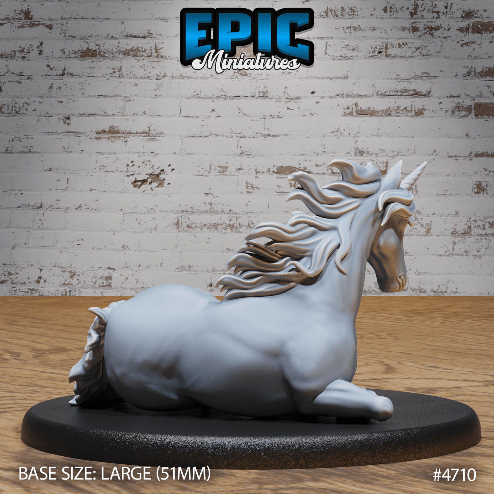 Epic Miniatures - Unicorns | D&D | DnD | Truescale | Print on Demand | Buy Online from The Home Crafters