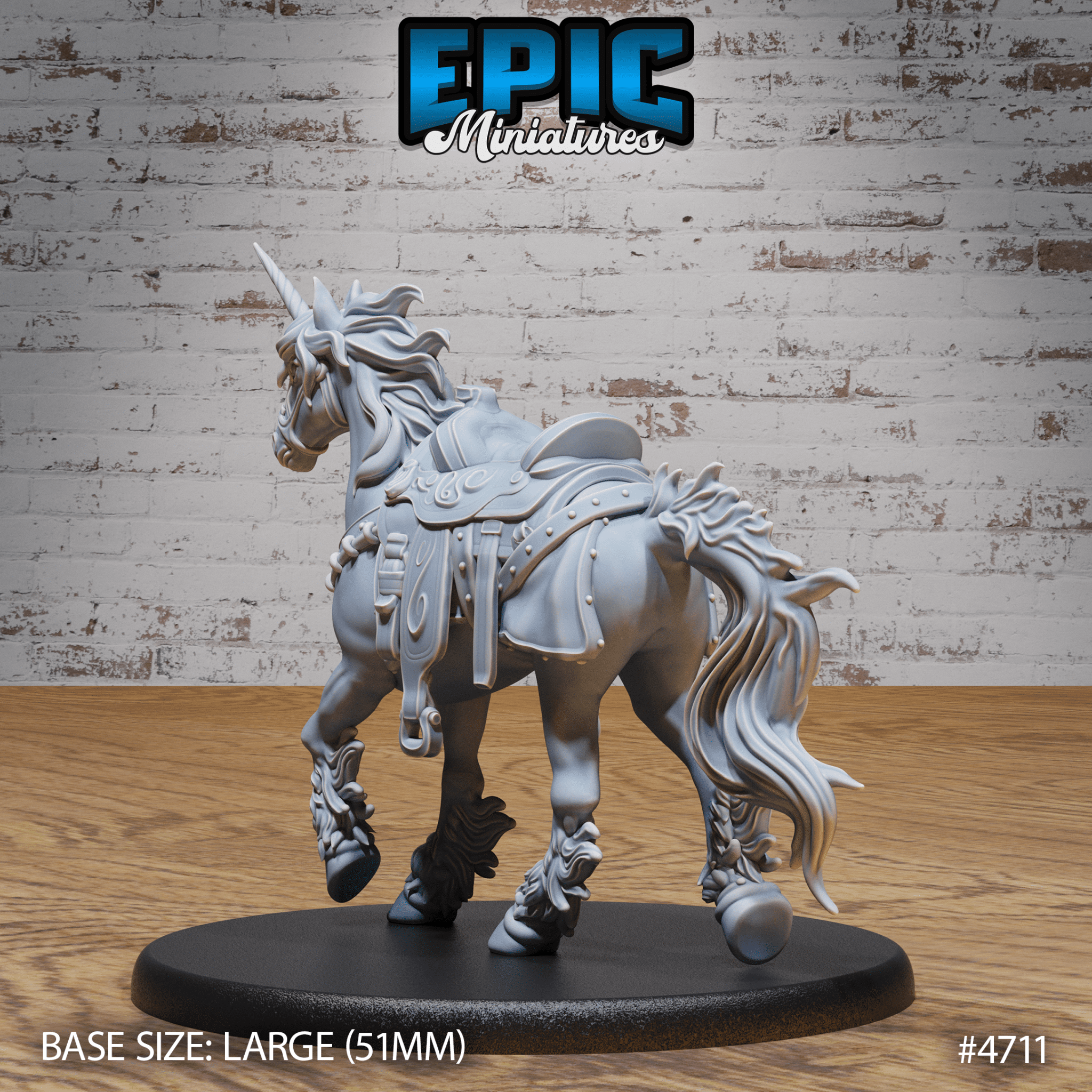 Epic Miniatures - Unicorns | D&D | DnD | Truescale | Print on Demand | Buy Online from The Home Crafters