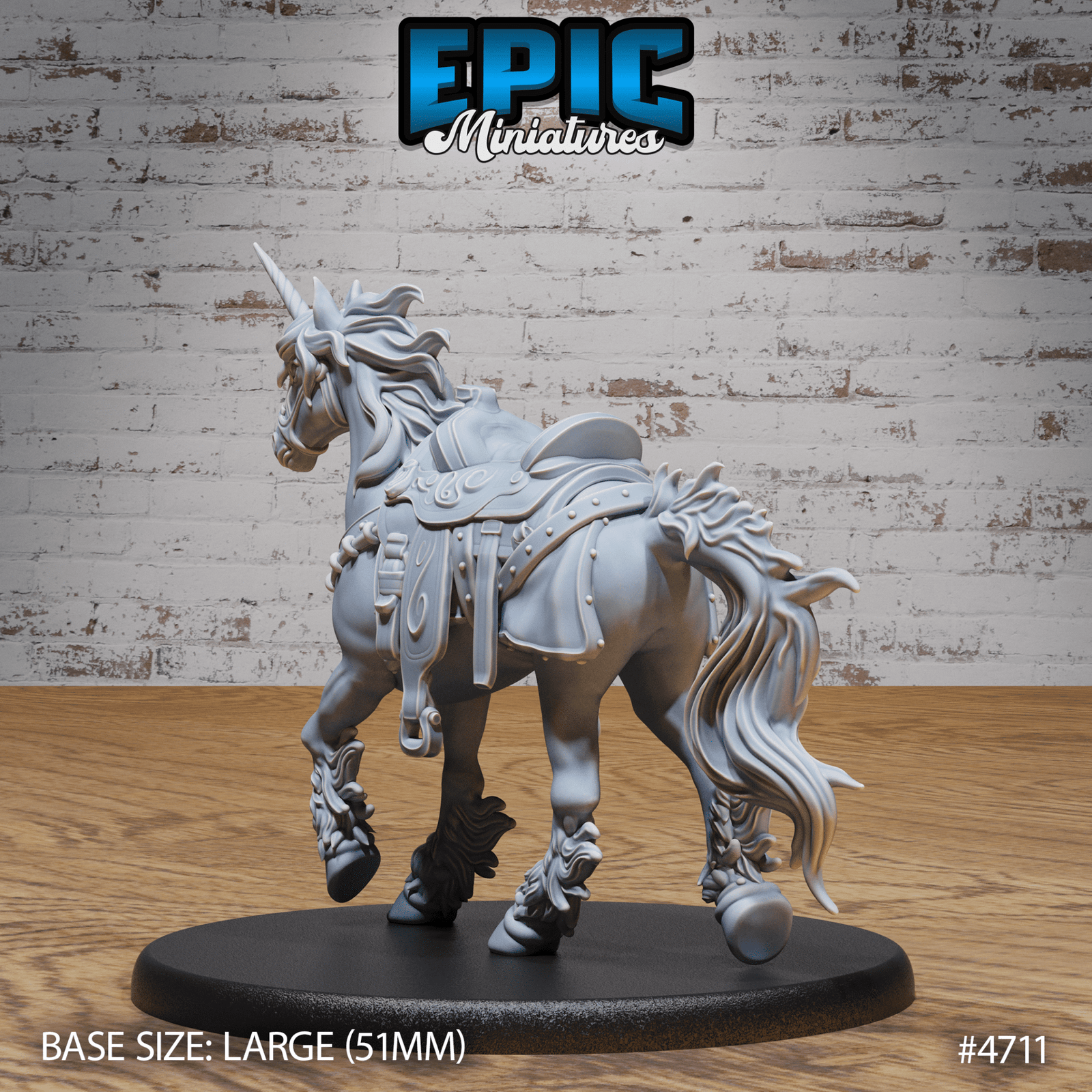 Epic Miniatures - Unicorns | D&D | DnD | Truescale | Print on Demand | Buy Online from The Home Crafters