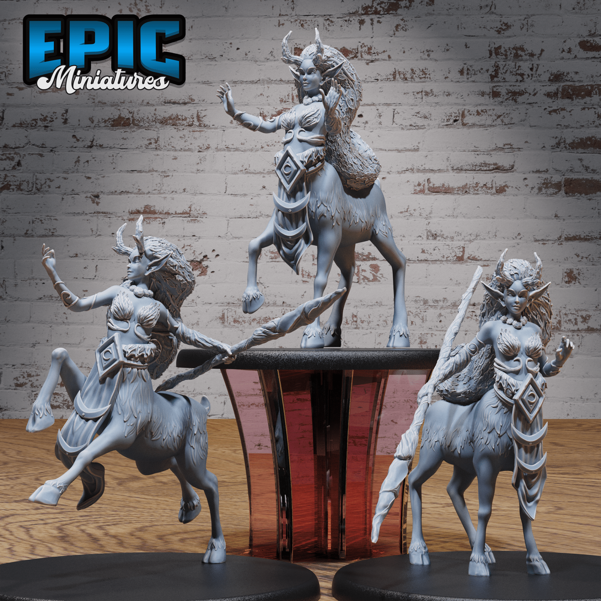 Epic Miniatures | Faun Druid | D&D Fantasy Tabletop Miniature | Buy Online from The Home Crafters