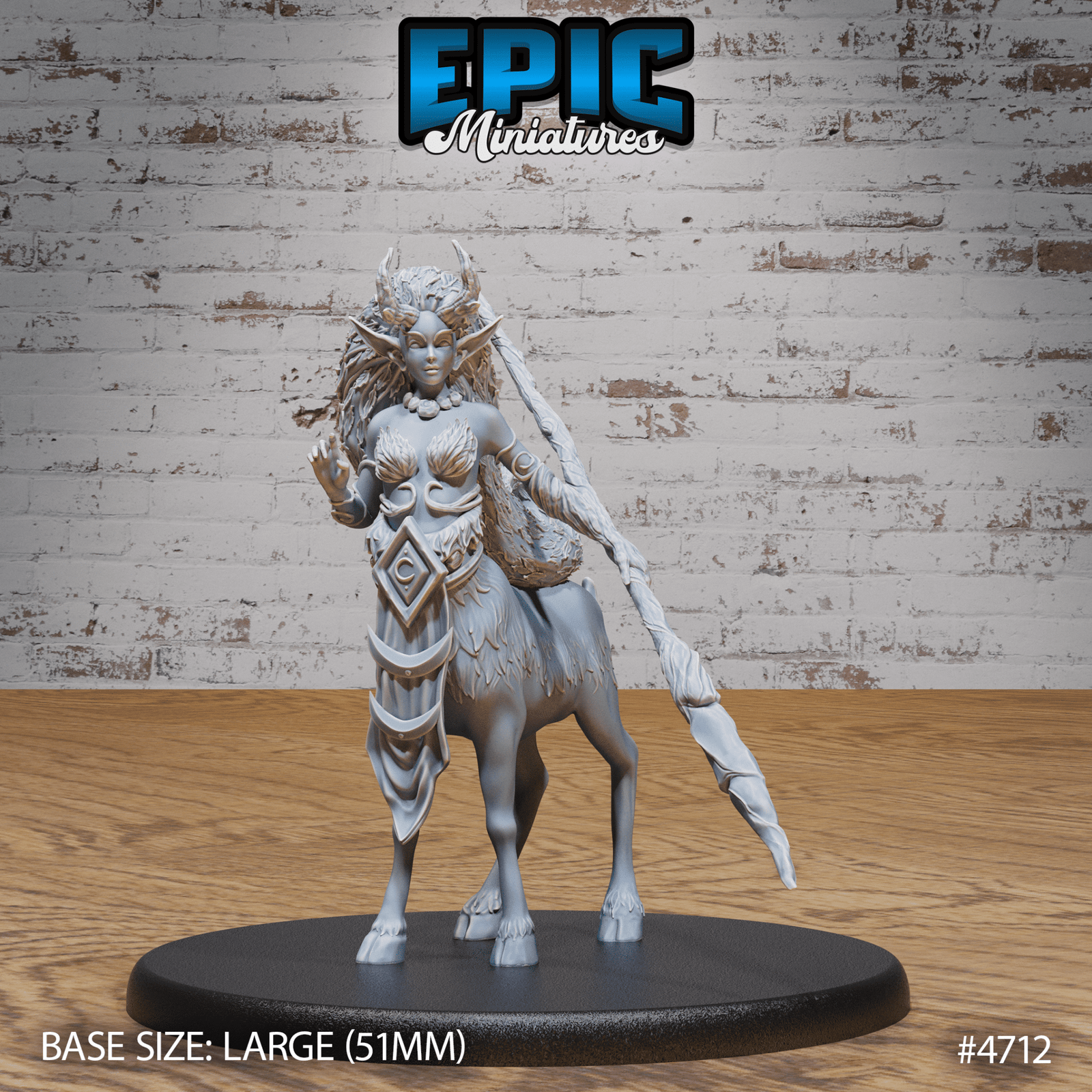 Epic Miniatures | Faun Druid | D&D Fantasy Tabletop Miniature | Buy Online from The Home Crafters